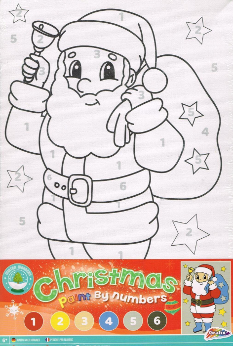Set pictura pe numere - Mos Craciun [1]