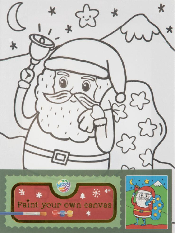 Set pictura pe panza - Vine Craciunul [1]