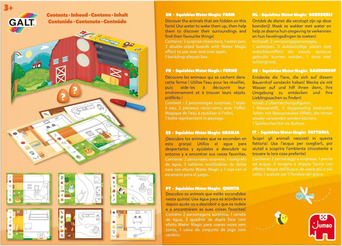 Set Water Magic de colorat: La ferma cu Squishies [2]