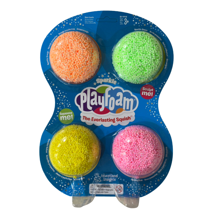 Spuma de modelat cu sclipici Playfoam™ - Set 4 culori [1]