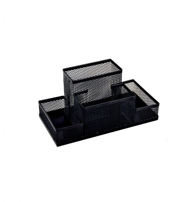 SUPORT BIROU 4 COMPARTIMENTE ECADA NEGRU 95004N [1]