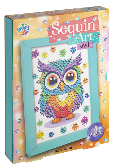 Tablou cu paiete - Bufnita [1]