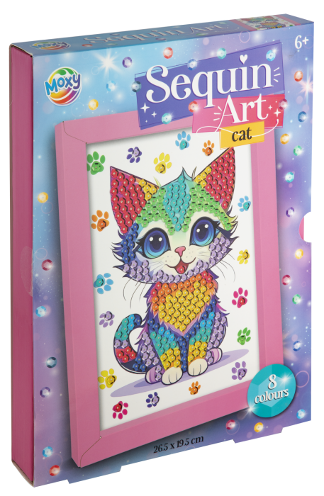 Tablou cu paiete - Pisicuta [1]