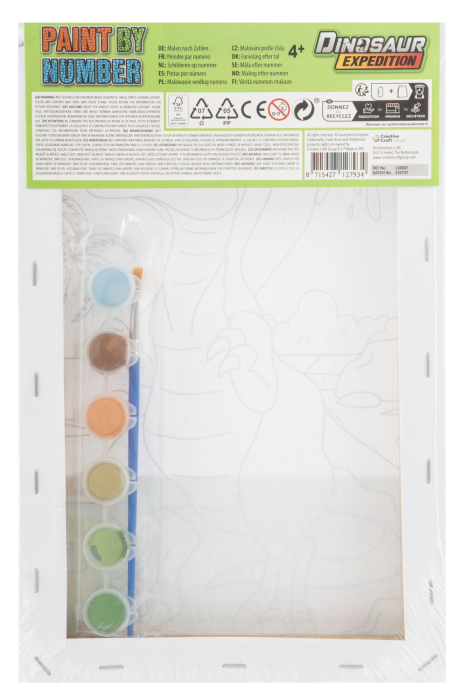 Tablou pictez pe numere - Dinozaur [3]