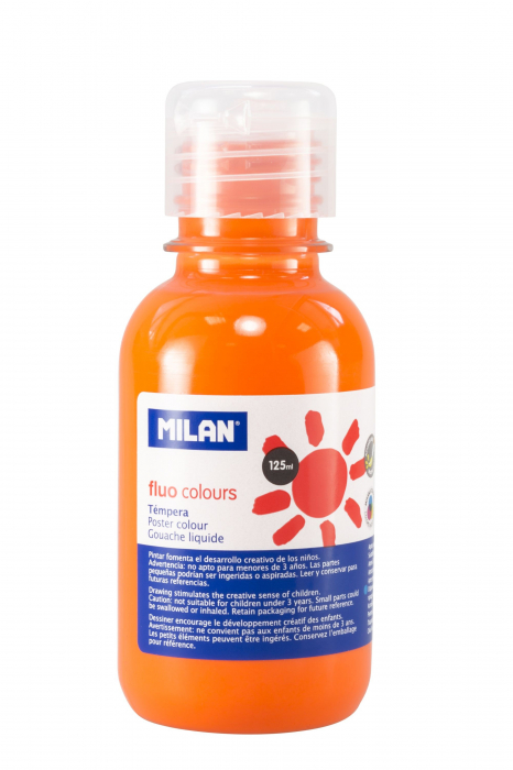 TEMPERA 125ML/CULOARE FLUORESCENTA PORTOCALIU 034425 [1]