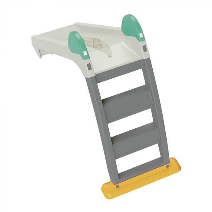 Tobogan pentru copii pliabil pastel [3]