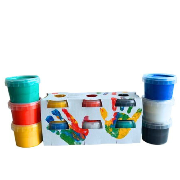 Vopsea pentru pictura cu degetele (6 culori) [3]