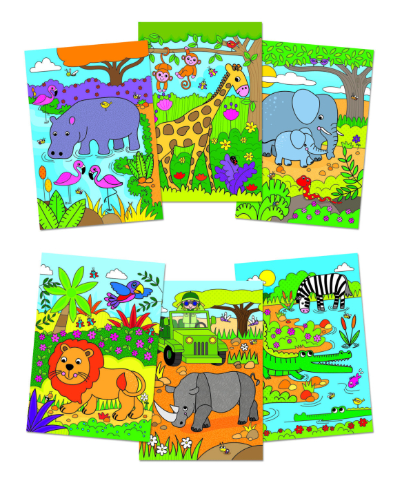 Water Magic: Carte de colorat Safari [1]