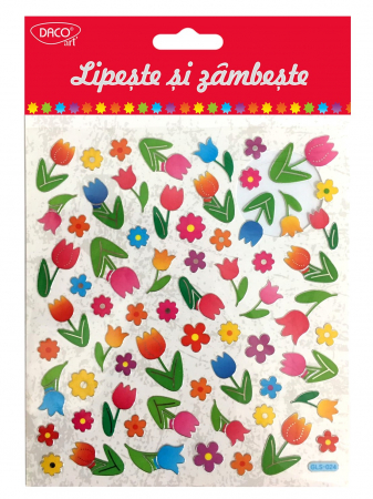 Abtibilduri - ABTIBILD - AB030 LALELE LIPESTE SI ZAMBESTE DACO