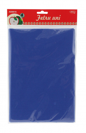 Accesorii pasla - ACCESORII CRAFT - AD081A FETRU UNI SET 4 ALBASTRU