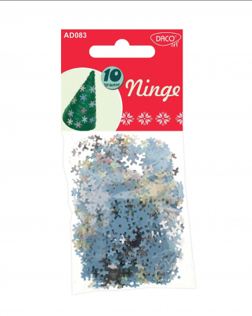 Crăciun - ACCESORII CRAFT - AD083 PAIETE PLASTIC NINGE DACO