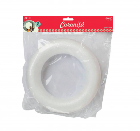 Accesorii polistiren - ACCESORII CRAFT - AD141 CORONITA POLISTIREN DACO