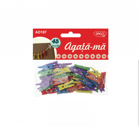 Accesorii cleme nasturi alte accesorii lemn - ACCESORII CRAFT - AD187 AGATA-MA PISCATORI LEMN DACO