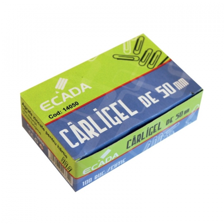 BIROTICĂ - AGRAFE HARTIE 50 MM ECADA 14050