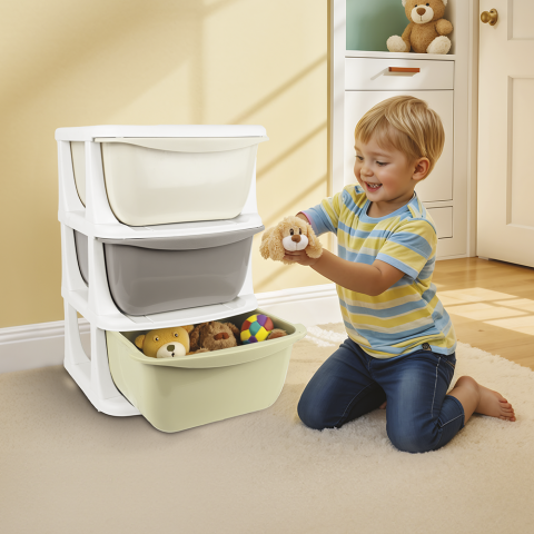 Ansamblu depozitare cu 3 sertare [1]