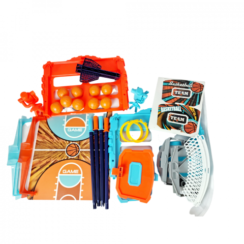 Arunca mingea la cosul de baschet ( joc dublu) [2]