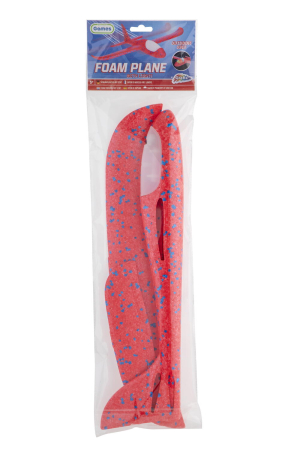 Avion planor din spuma cu luminite - Rosu [1]