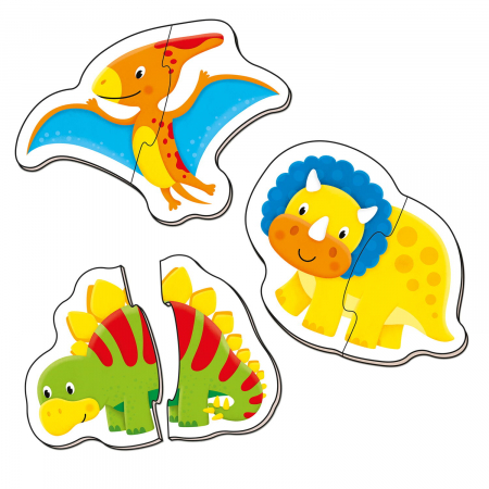 Baby Puzzle: Dinozauri (2 piese) [1]