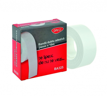 Benzi adezive - BANDA ADEZIVA DUBLA 24/10 DACO