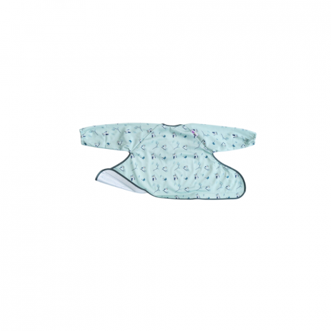 Accesorii hranire - Baveta cu maneci lungi - Bufnite