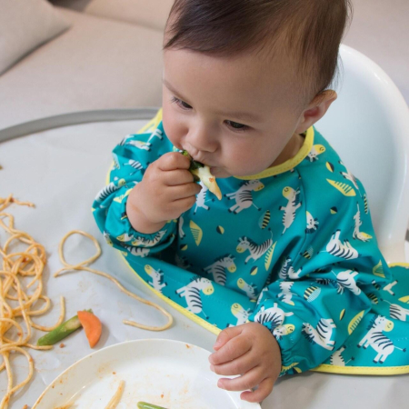 Baveta cu maneci lungi - Zebre vesele [2]