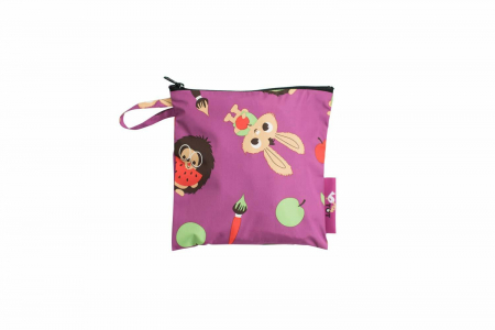 Baveta lunga cu buzunar - Animalute vesele [9]