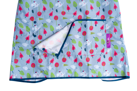 Baveta lunga cu buzunar - Copacei colorati [1]