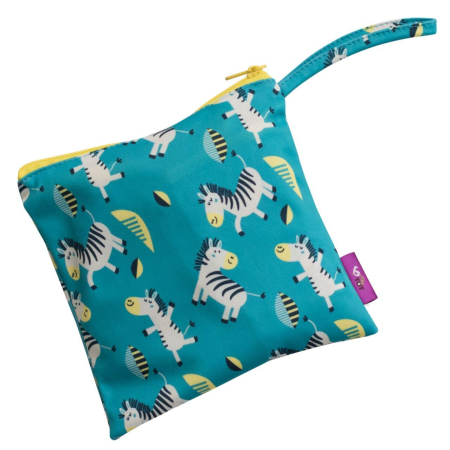 Baveta maneci scurte cu ventuze - Zebre vesele [6]