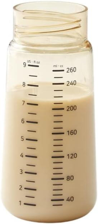 Biberon anticolici premium cu tetina M, galben (260 ml) [1]