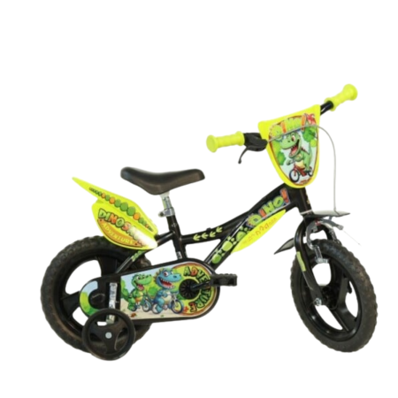 Biciclete pentru copii - Bicicleta copii 12'' Aventurile dinozaurului