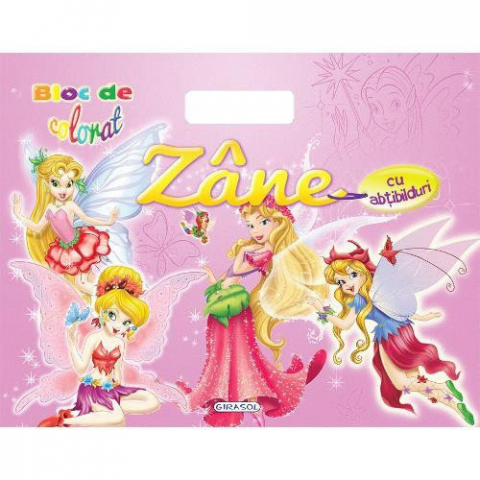 CĂRȚI PENTRU COPII - Bloc de desen cu abtibilduri - Zane