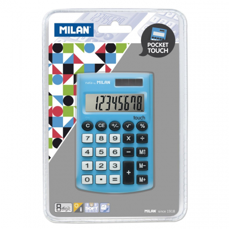 BIROTICĂ - CALCULATOR 8 DG MILAN 150908BBL  (Din care timbru verde 0,1 RON)
