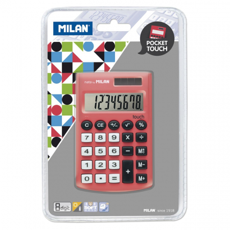 BIROTICĂ - CALCULATOR 8 DG MILAN 150908RBL  (Din care timbru verde 0,1 RON)