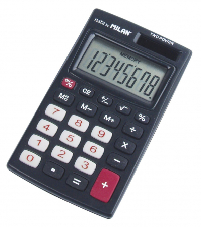 BIROTICĂ - CALCULATOR 8 DG MILAN 208KBL (Din care timbru verde 0,1 RON)