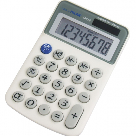 BIROTICĂ - CALCULATOR 8 DG MILAN 918  (Din care timbru verde 0,1 RON)
