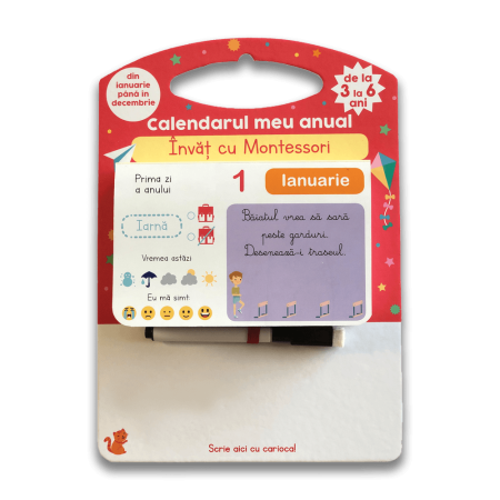 Carti pentru copii - Calendarul meu anual - Invat cu Montessori - de la 3 la 6 ani