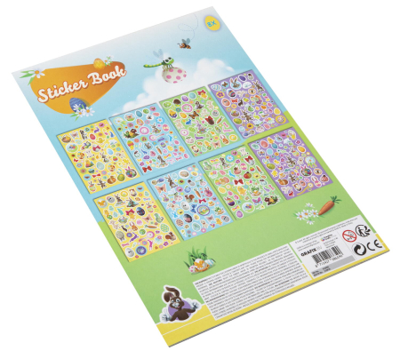 Carte cu abtibilduri - Paste vesel [1]