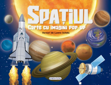 Carti interactive - Carte cu imagini pop-up - Spatiul