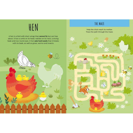 Carte de activitati cu abtibilduri - Ferma [3]