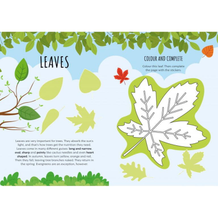 Carte de activitati cu abtibilduri - In natura [3]