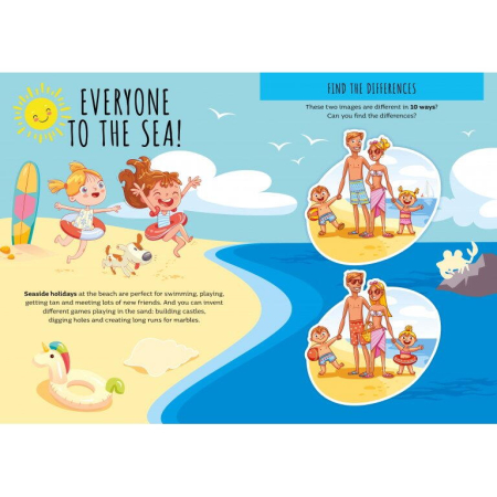 Carte de activitati cu abtibilduri - In vacanta [1]