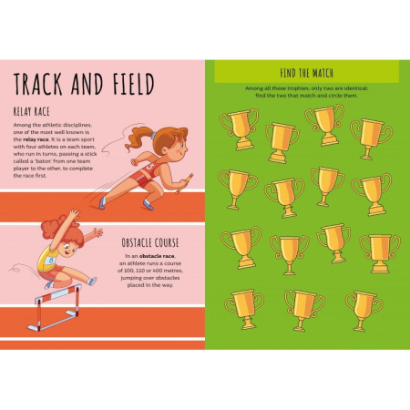 Carte de activitati cu abtibilduri - Ora de sport [2]