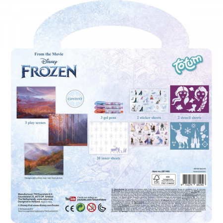 Carte de activitati & pixuri - Frozen [2]