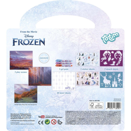 Carte de activitati & pixuri - Frozen [2]