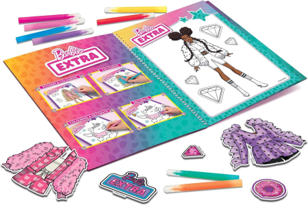 Carti pentru copii - Carte de colorat cu activitati Barbie  - Stilul tau