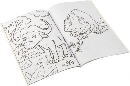 Carte de colorat cu activitati - Jungla [2]