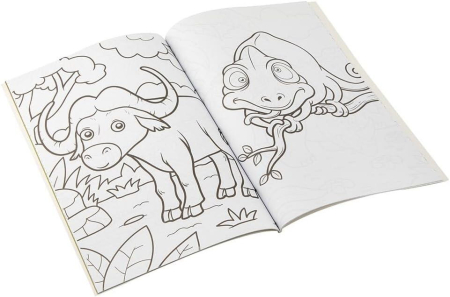 Carte de colorat cu activitati - Jungla [1]