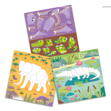 Cartea mea cu stickere - Animalute salbatice [2]