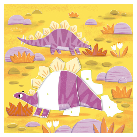 Cartea mea cu stickere -  Dinozauri prietenosi [1]