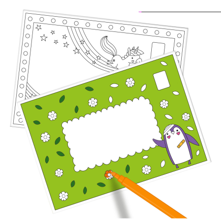 Carticica de colorat cu felicitari [3]